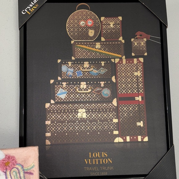 Louis Vuitton Travel Trunk Art Print - Picture 2 of 2